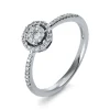 Verlobungsring 750/18K Weissgold Diamant 0.25ct.