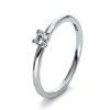 Verlobungsring 750/18K Weissgold Diamant 0.1ct.