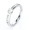 Verlobungsring 750/18K Weissgold Diamant 0.51ct.