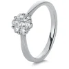 Verlobungsring 750/18K Weissgold Diamant 0.43ct.