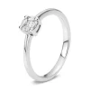 Verlobungsring 750/18K Weissgold Diamant 0.17ct.