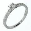Verlobungsring 585/14K Weissgold Diamant 0.55ct.