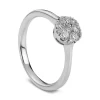 Verlobungsring 750/18K Weissgold Diamant 0.44ct.