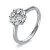 Verlobungsring 750/18K Weissgold Diamant 0.62ct.