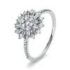 Verlobungsring 750/18K Weissgold Diamant 0.67ct.