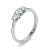 Verlobungsring 750/18K Weissgold Diamant 0.44ct.