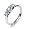 Verlobungsring 750/18K Weissgold Diamant 0.49ct.
