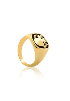 Wappenring Gelbgold 750