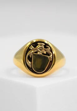 Wappenring Gelbgold 750