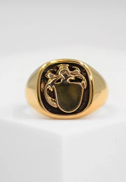 Wappenring Gelbgold 750