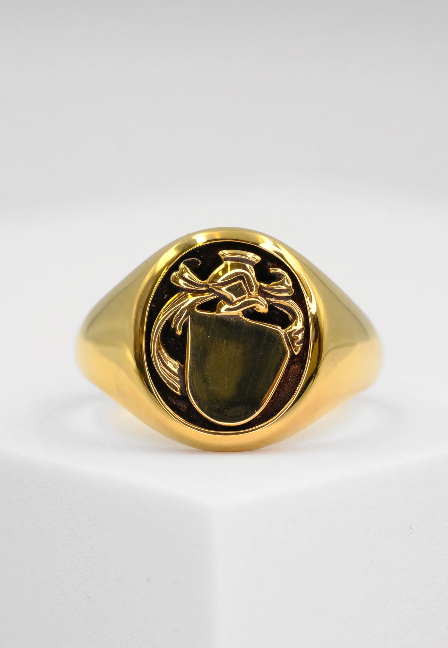 Wappenring Gelbgold 750
