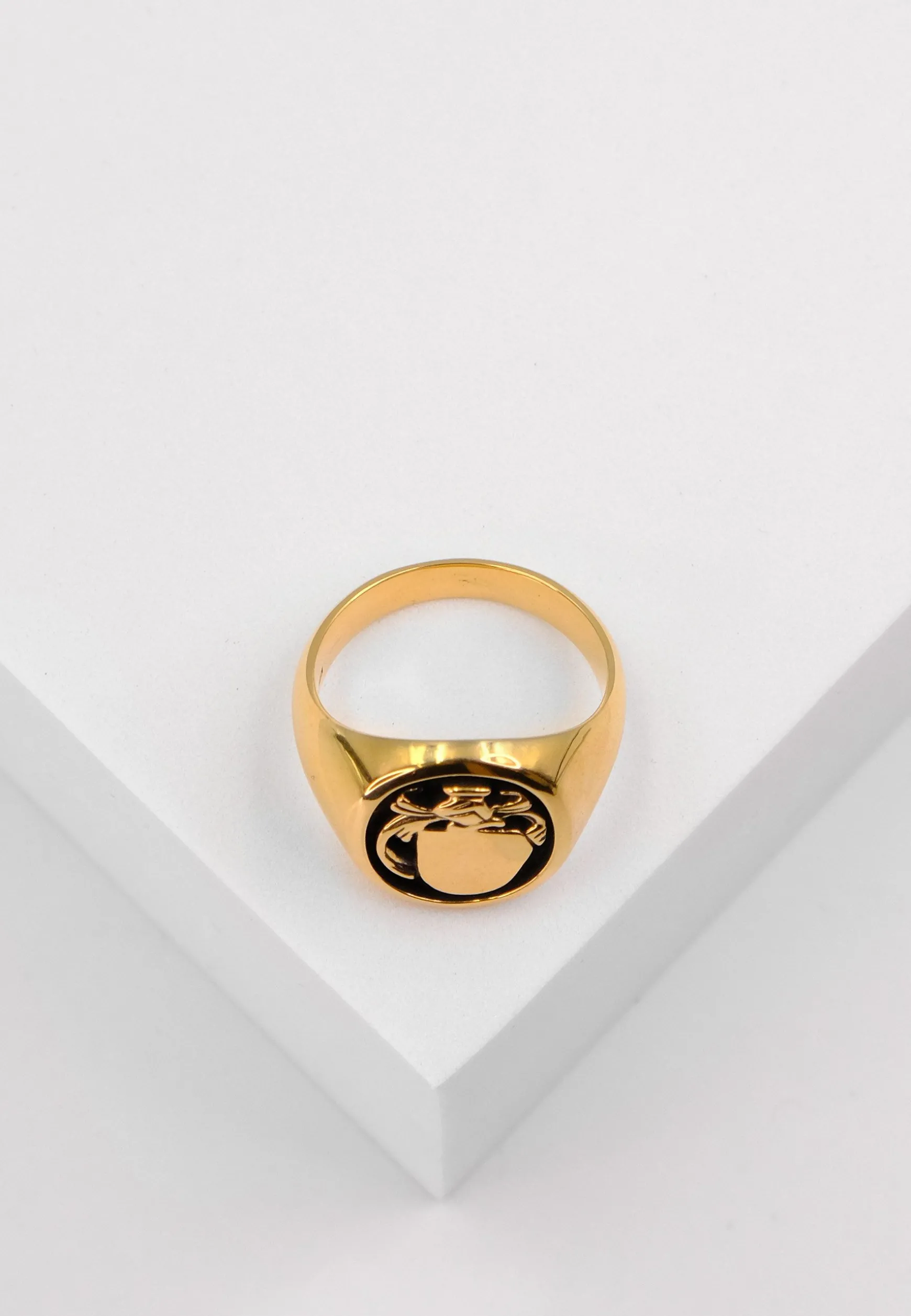 Wappenring Gelbgold 750