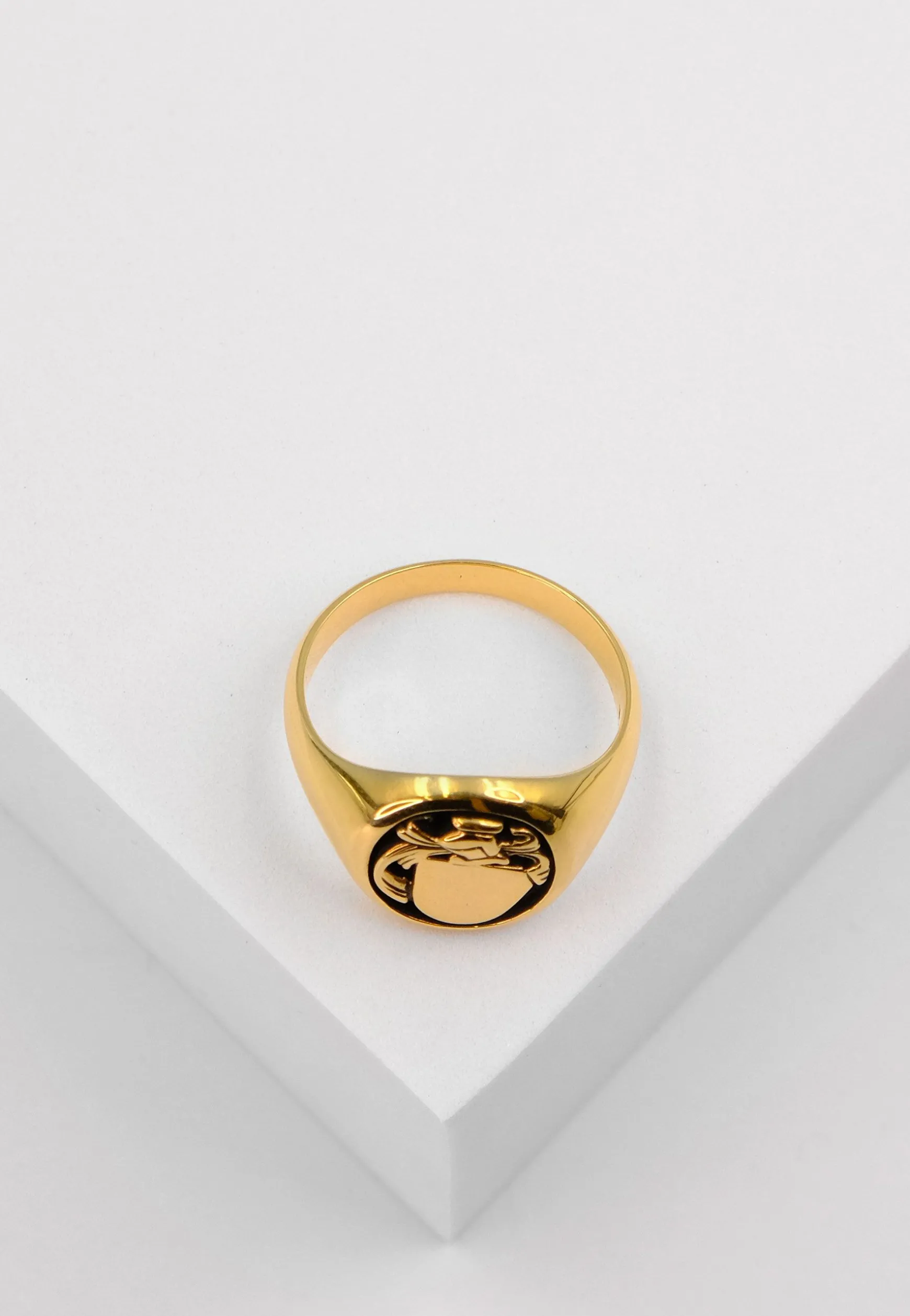 Wappenring Gelbgold 750