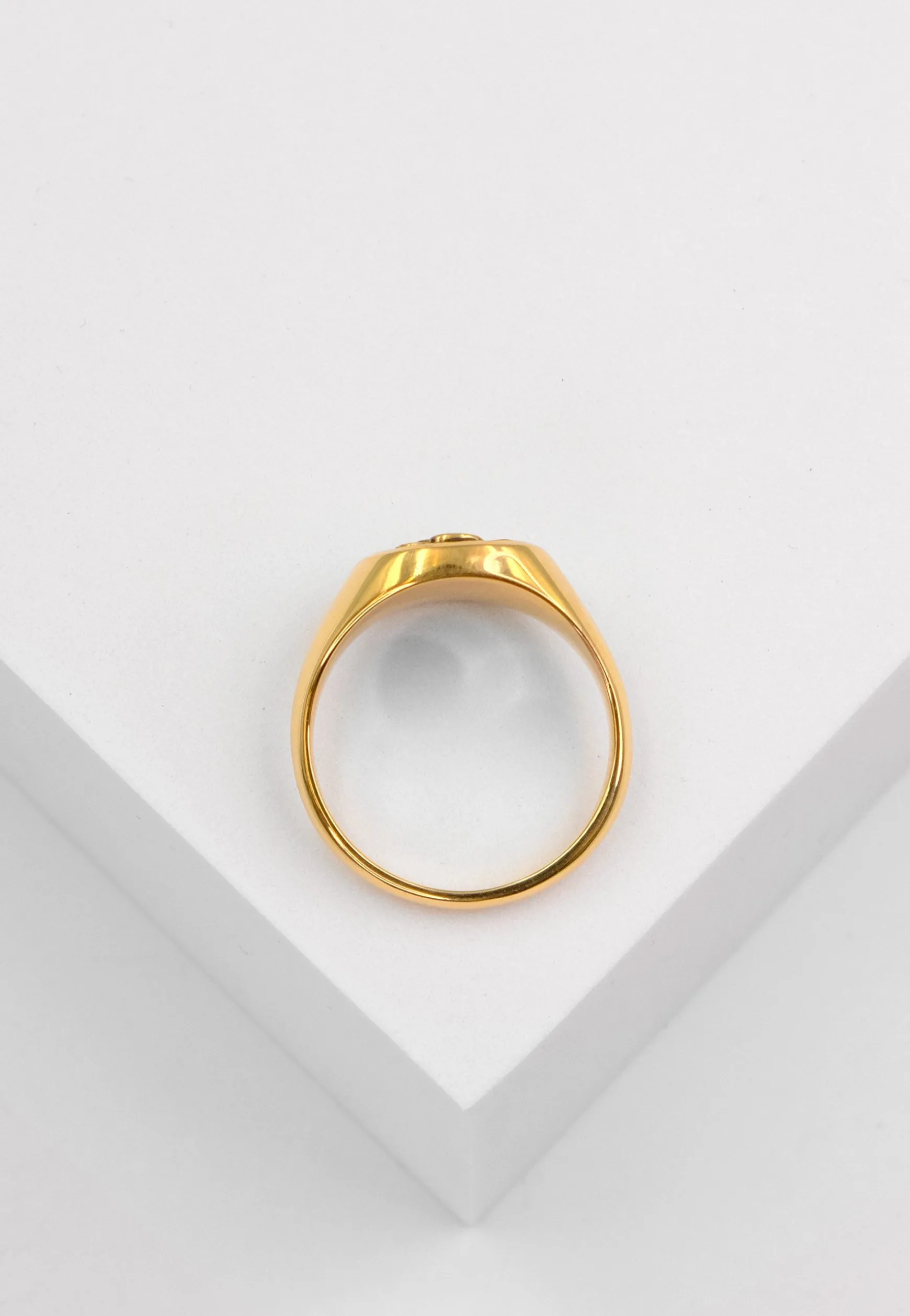 Wappenring Gelbgold 750