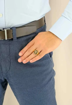 Wappenring Gelbgold 750